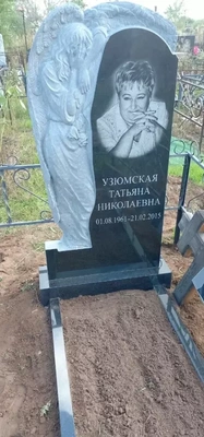 Памятник с тротуарной плиткой B2 1000х600х80 мм